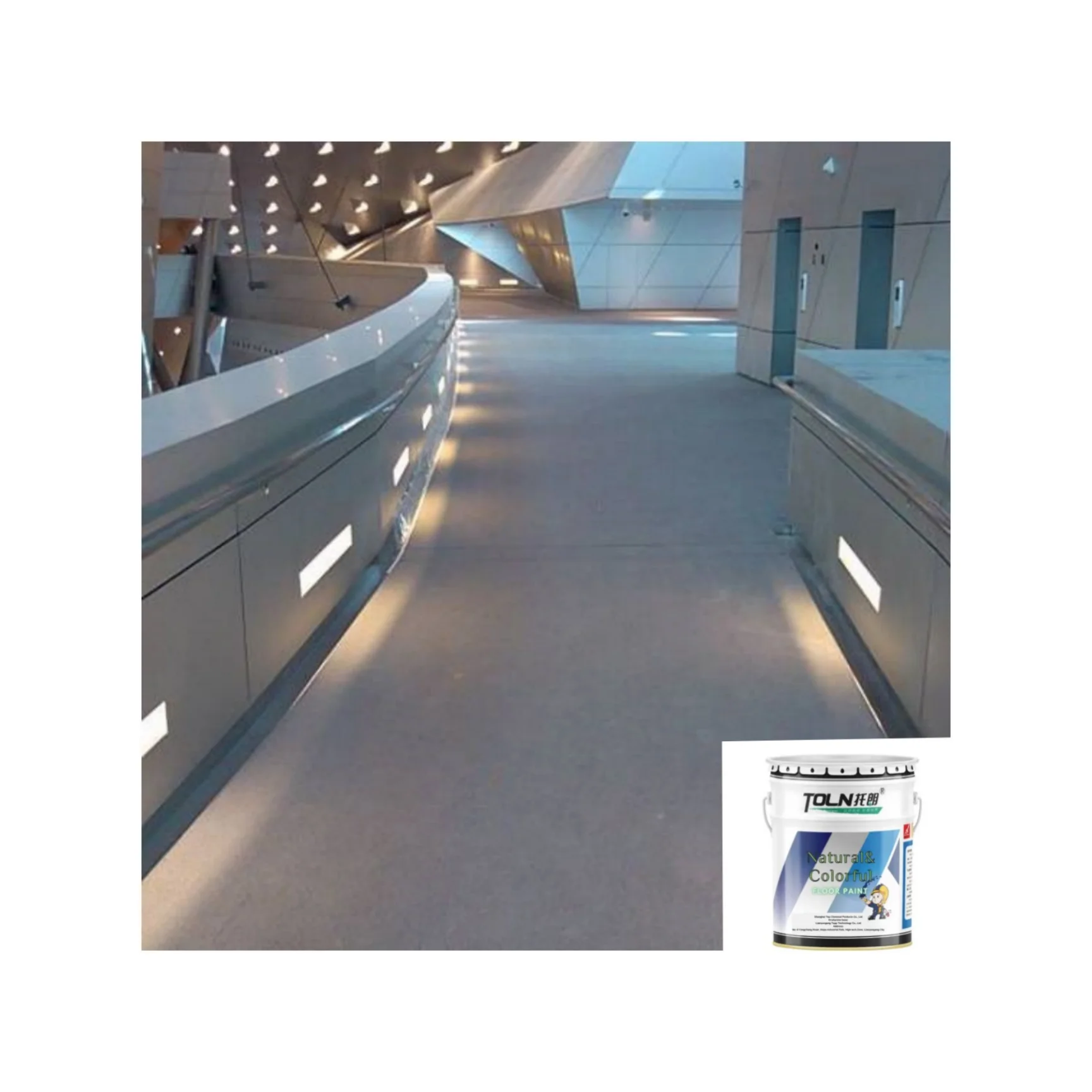 Solvent-free Intermediate Primer Middle Layer Primer Epoxy Resin Floor Coating Paint