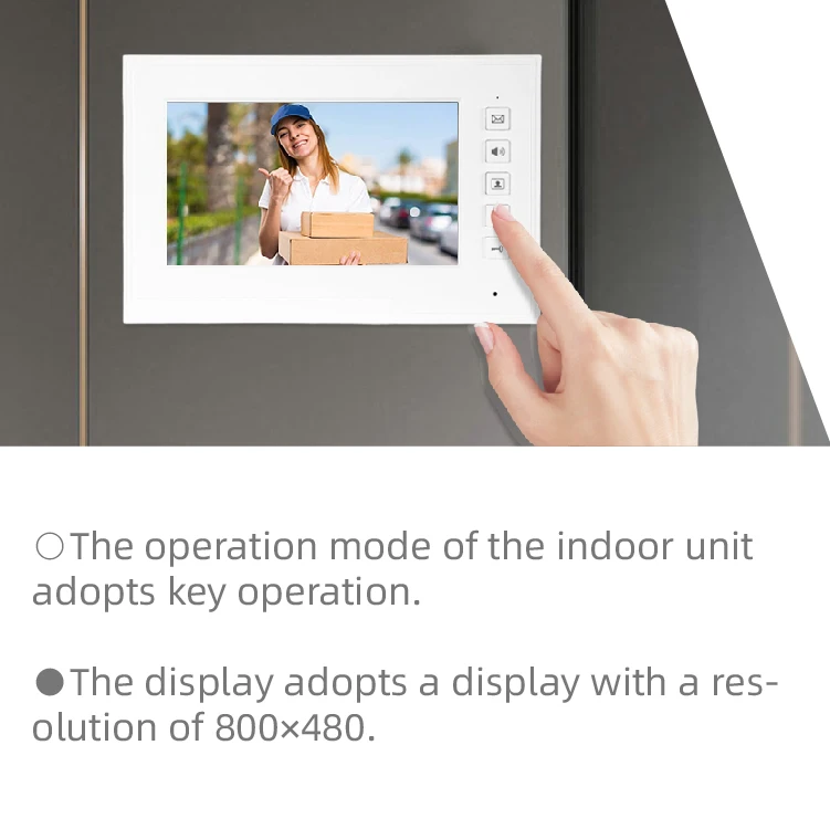 Original Hik OEM vision Villa Video Intercom System DS-KH6320-TE1 Indoor Station Smart IP Video Intercom