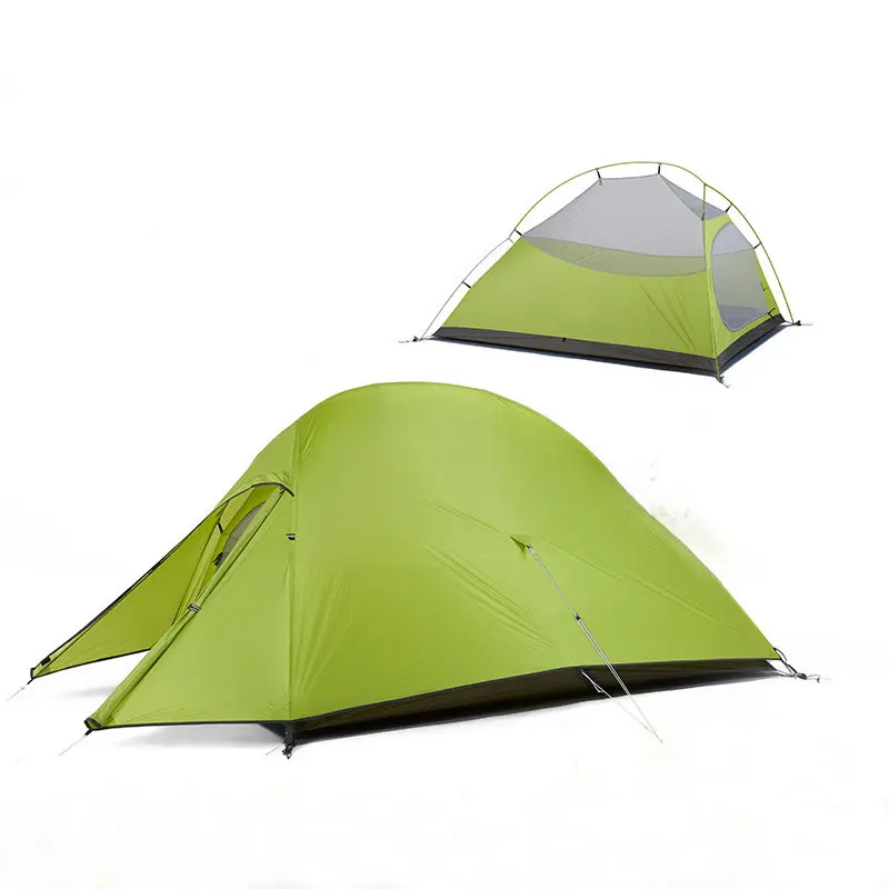 Wholesale Portable Ultralight 2, Person Double Layer Folding Winter Waterproof Outdoor Camping Hiking Tents With Carry Bag/