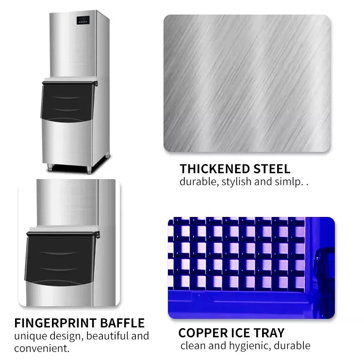 CohoMachine 3800kgs commercial ice dispenser machine ice making machine 500kg