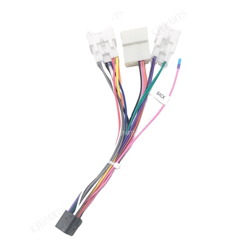Car android player adapter 20 pin 6 pin 8 pin connector harness for Toyotas harness for android radio