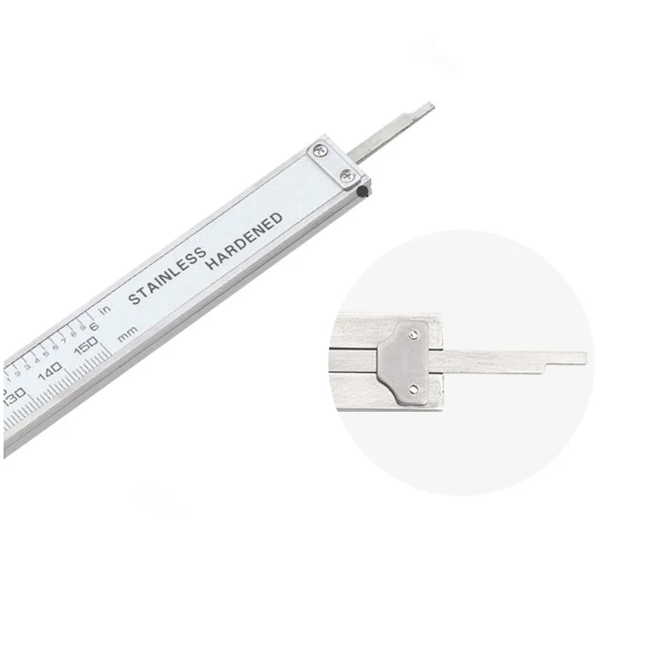 Stainless Steel Digital Display Caliper 150mm Fraction / MM / Inch High Precision Stainless Steel LCD Vernier Caliper