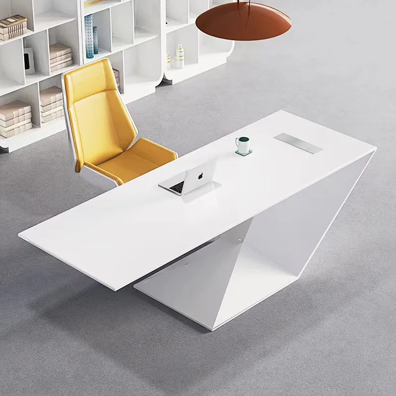 Luxury modern executive office desk desktop computer desk home office furniture  antique wood office desk furniture