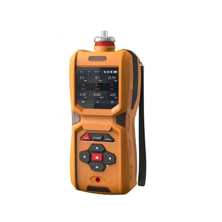 Best selling MS600 Six In One Gas Detector Portable Multi Gas Monitor Portable combustion gas analyzer