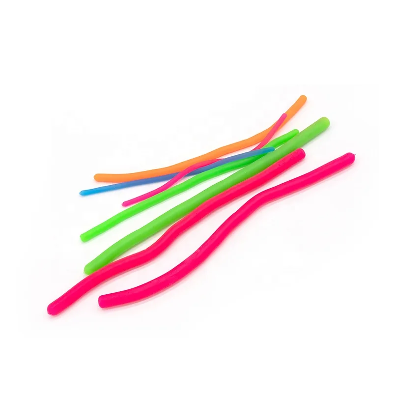 
Chinese Factory for Adults Children Stress Relief Colorful Noodle Stretchy Strings 
