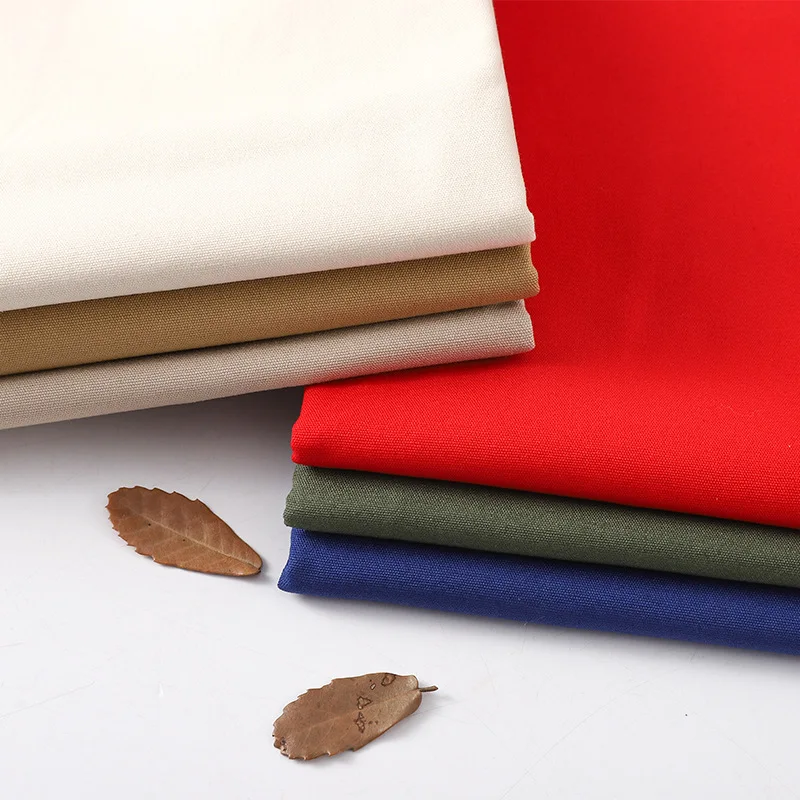 Customize textile wax cotton canvas twill stretch plain Waxed uniforms cotton canvas fabric for overalls