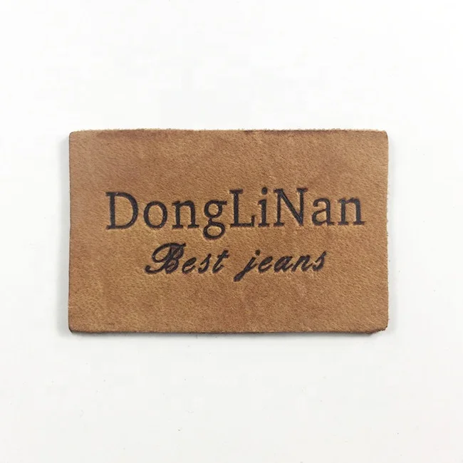 
Advantage price hot stamping brand logo tag for jeans and bags 