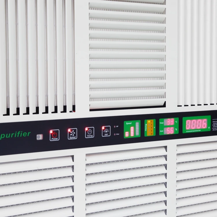 Ceiling Reusable Deodorization Machine ESP Air Purifier Remove Ammonia Odor Remote Control for Toilet HVAC Pet Mall Hotel