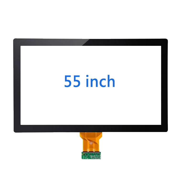 PCAP 17, 18.5, 21.5, 27, 32, 37, 40, 43, 47, 50, 55, 60, 65 inch interactive capacitive touch screen foil film Panel Overlay Kit
