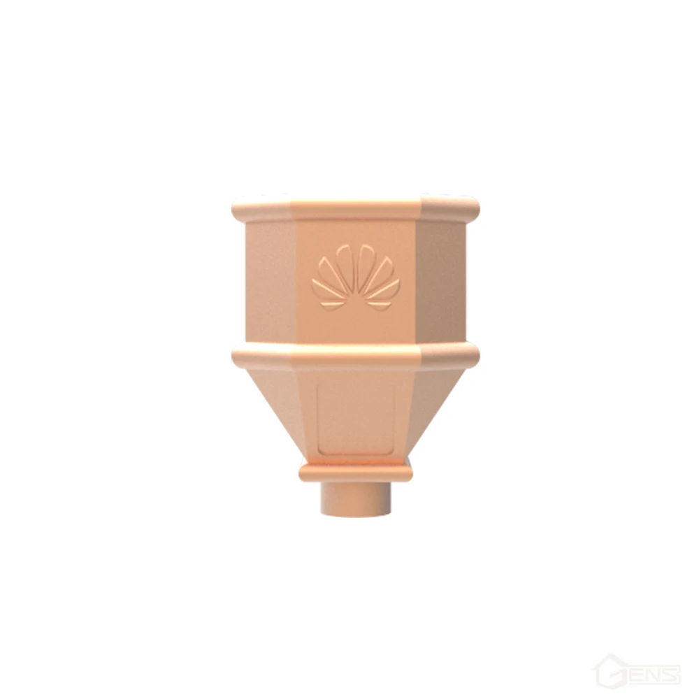 New Product Explosion Copper Rainwater Conductor Head Perfect Fusion of Classical and Protect to Your Home