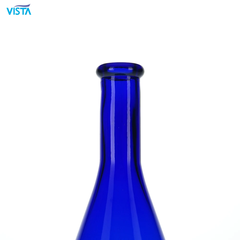 Синяя бутылка водки 750 мл стеклянная ликер водка виски