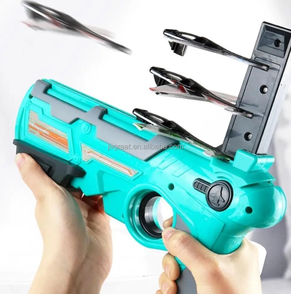 Airplane Launcher Toys  Glider Catapult Plane Outdoor Flying Toy gun