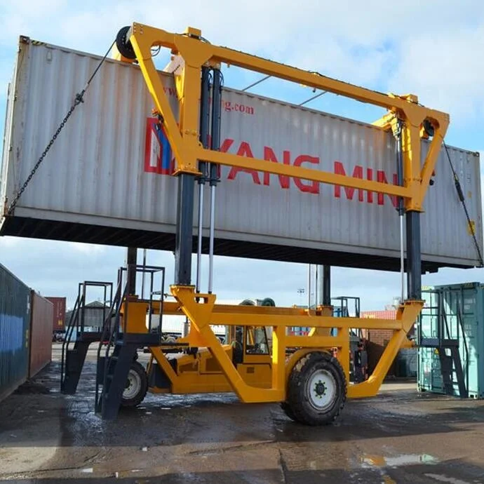 30 40 80 120 ton customized Straddle Carrier rubber tyred container straddle carrier gantry cranes for sale