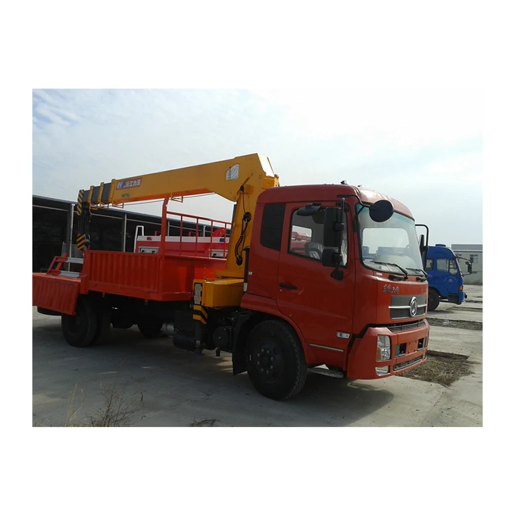 Professional Manufacture Telescopic Hydraulic Lifting 5 Tons Truck With Crane