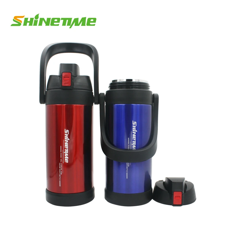 ShineTime 2L Large Capacity Classic Outdoor Vacuum Flask Stainless Steel Insulated vacuum Flask