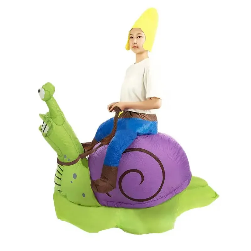 Hotselling Pig Snail Animal Ride Costume for Baby Koala Cartoon Inflatable Costume for Performances