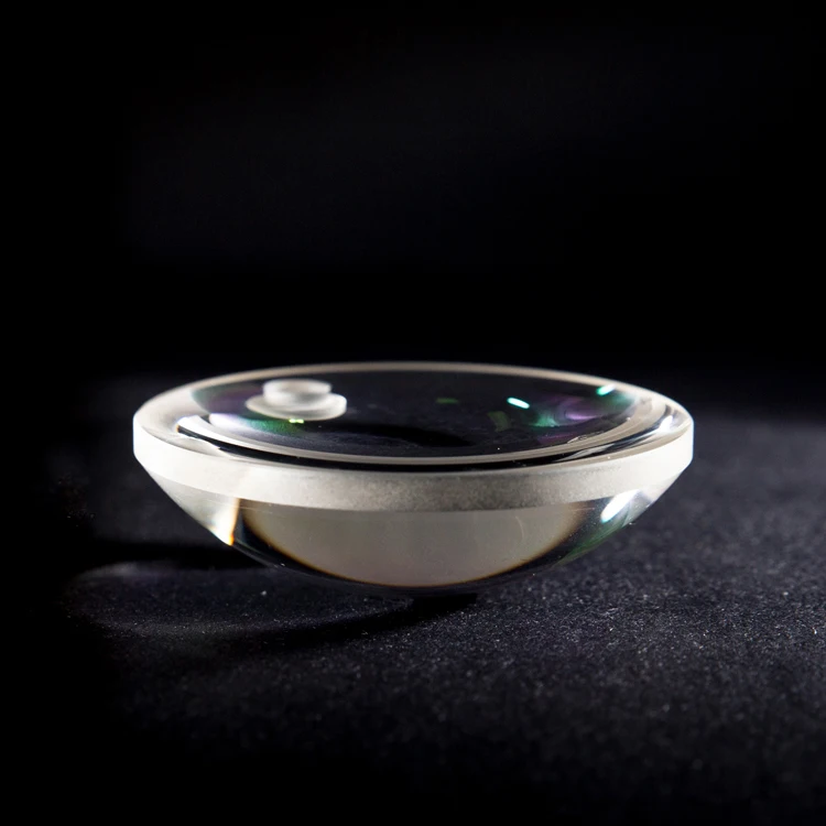 
N-BK7 K9 Optical Glass Perforated Plano Convex Lens 
