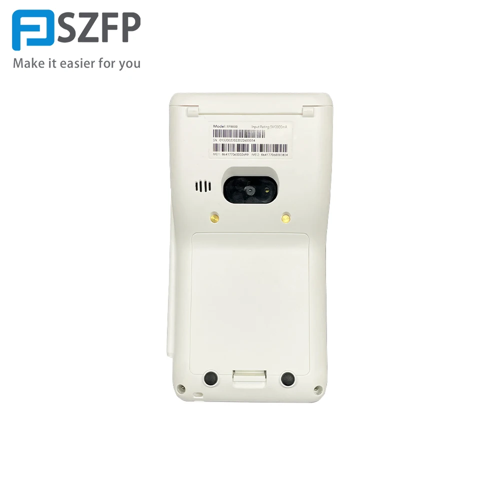 FP9800 Mobile Android POS system terminal touch screen with thermal printer machine
