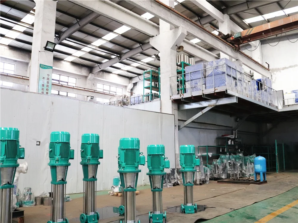 High pressure vertical turbine water pump