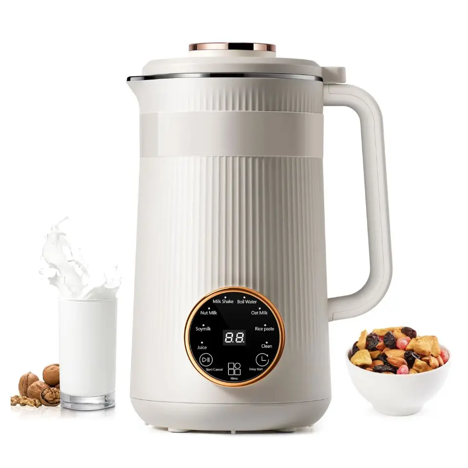 GDOR Self-Cleaning Nut Milk Maker Machine Soymilk Maker & Soup 8 in 1 Plant Based Milk Maker Machine