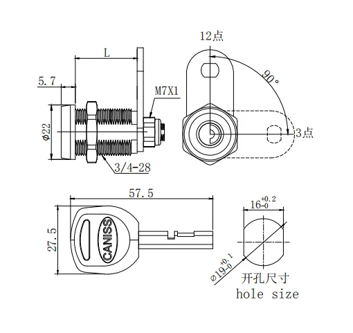 Security euro cylinder key code types of file cabinet locks