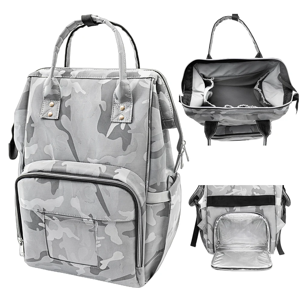 2023 New Fashion Waterproof Travel Mom baby diaper bag with uv sterilizer