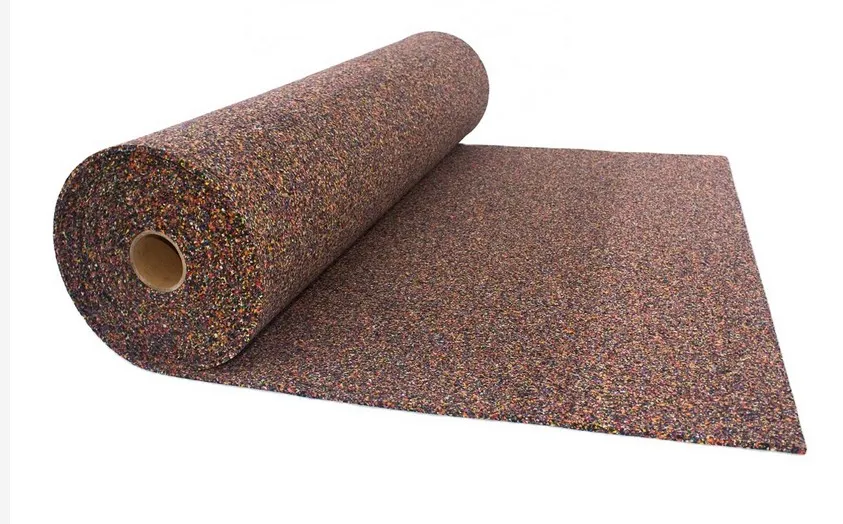 8MM High Quality Waterproof Indoor Rubber Sheet Roll For Gym Sports Equipment Rubber Mat