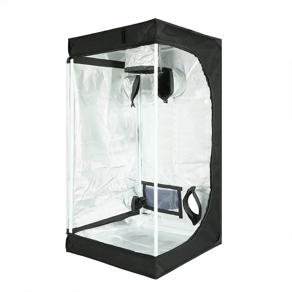600D Hydroponic Plant Growing Complete Grow Tent Kit 2.6Ft 80X80X160 Cm Led Indoor System Grow Kit Tent