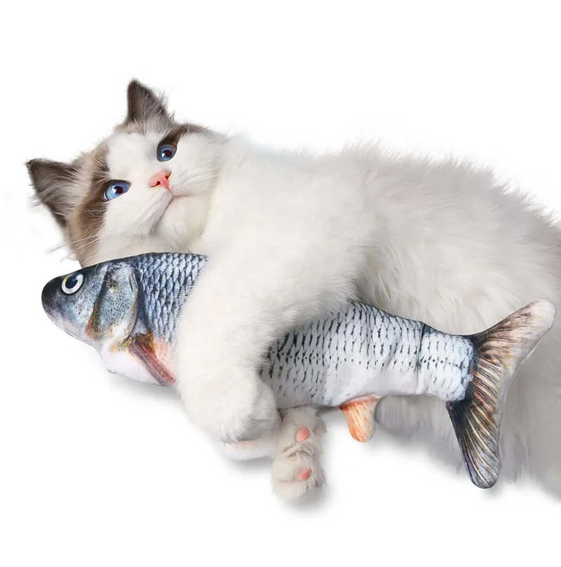 usb electric moving flippity catnip fish cat toy electric simulation Interactive fish toy for cat