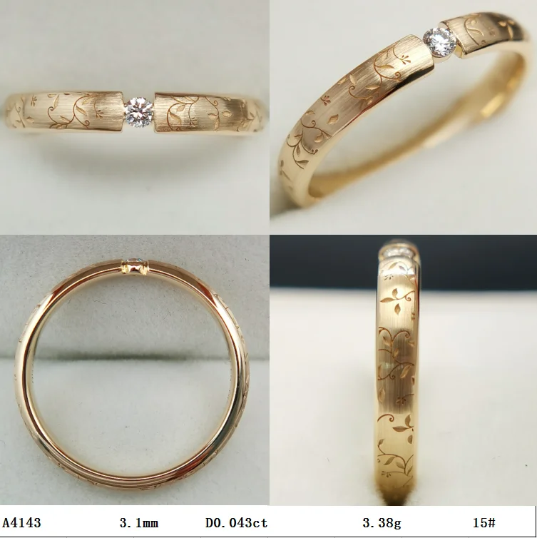 Новый Дизайн Ювелирные изделия 18k золото белый/желтый цвет лаборатории выращенные бриллианты пара кольцо Горячая Распродажа