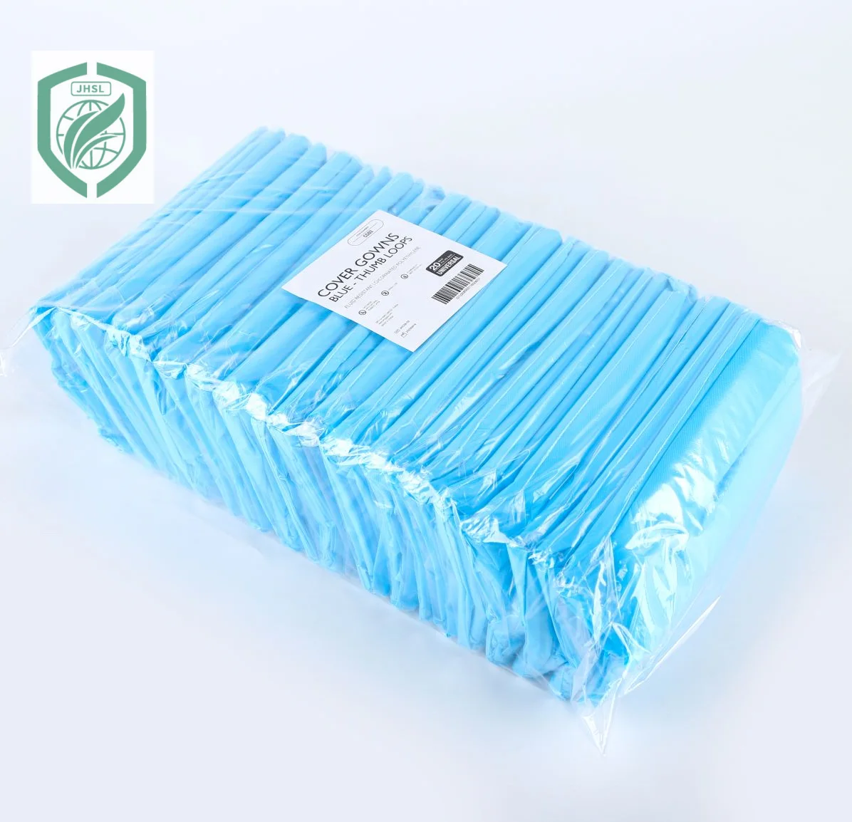 Factory Wholesale disposable CPE PE LDPE Waterproof gown thumb Loop Kitchen Aprons for adults