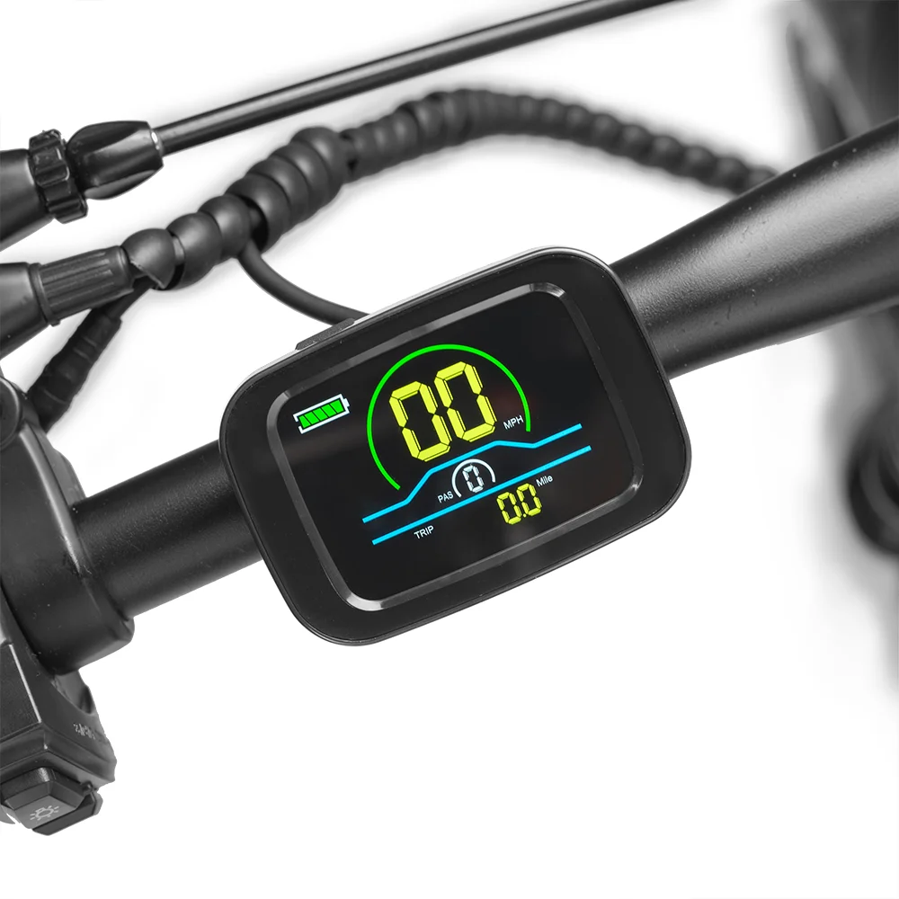 Adult fat tire off road electric bicycle 20 inch tire 500W 48V 15Ah shimano 7 speed EU warehouse ebike