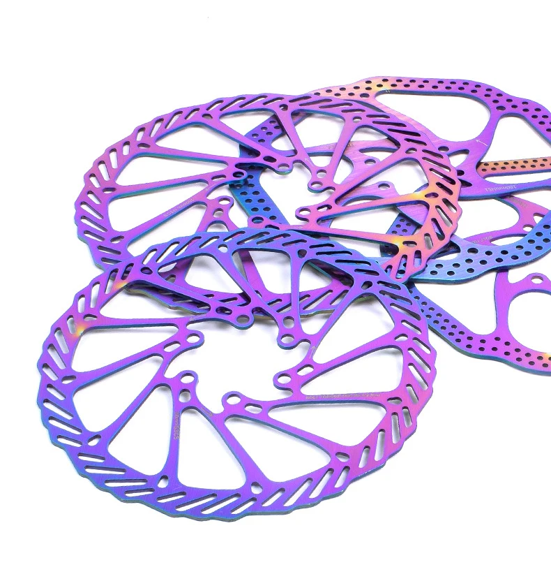 Bicycle Disc HS1/160/G3/180 Colorful Mountain Bike Hollow Six Nail Brake disc