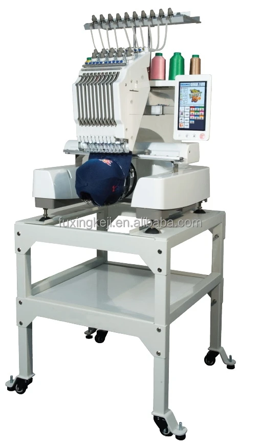 China brand EM-1010 Single head 10 needles computerized flat embroidery machine industrial sewing machine