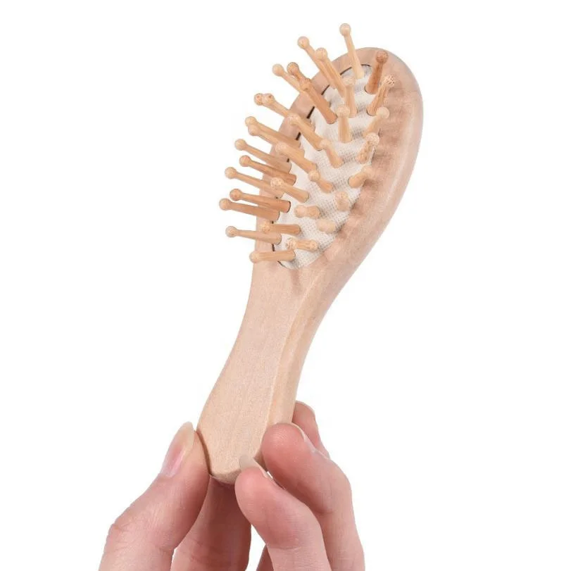 Soft comb Wood Hair Brush Air bag Brush Hair Straightener Wood Brush For Hair Denman