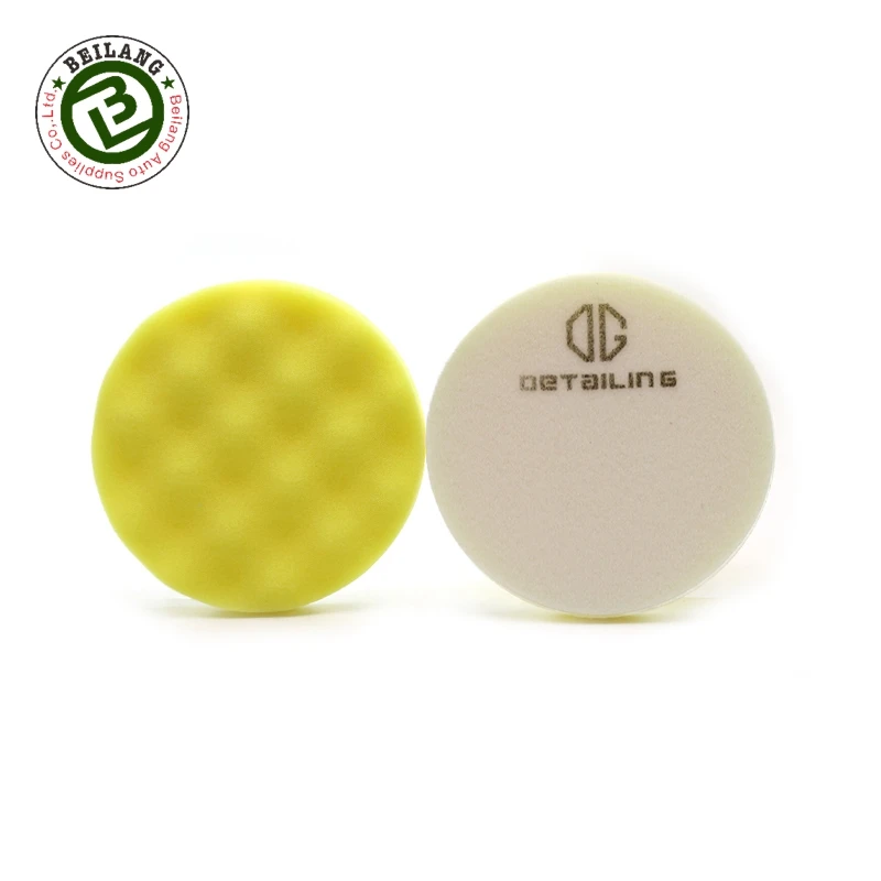 Режущие колодки North Wolf в форме волны, 130 мм, 5 дюймов, полировальные колодки из пены для автомобиля, роторный полировщик