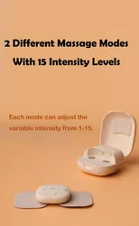 Electric Pulse Nerve And Muscle Stimulator Low Frequency Back Neck Physical Therapy Wireless Tens Massager