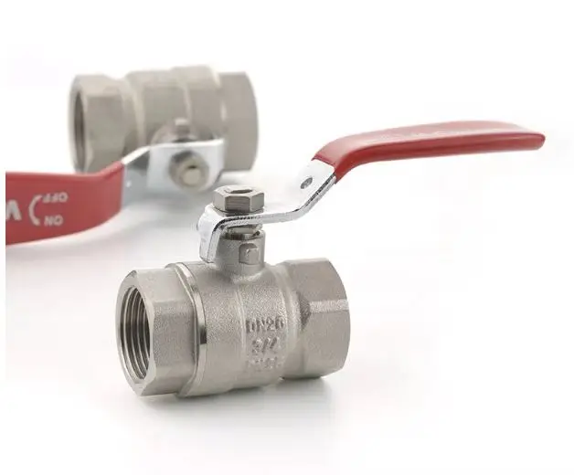 Factory Selling Directly 1.5 Inch 2 Inch Ball Valve with red butterfly handle