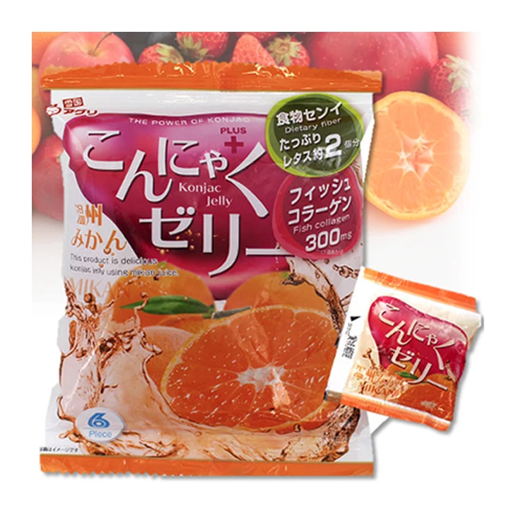 Japanese Ball Candy Mini Kid Sweet Pudding Fruit Konjac Jelly