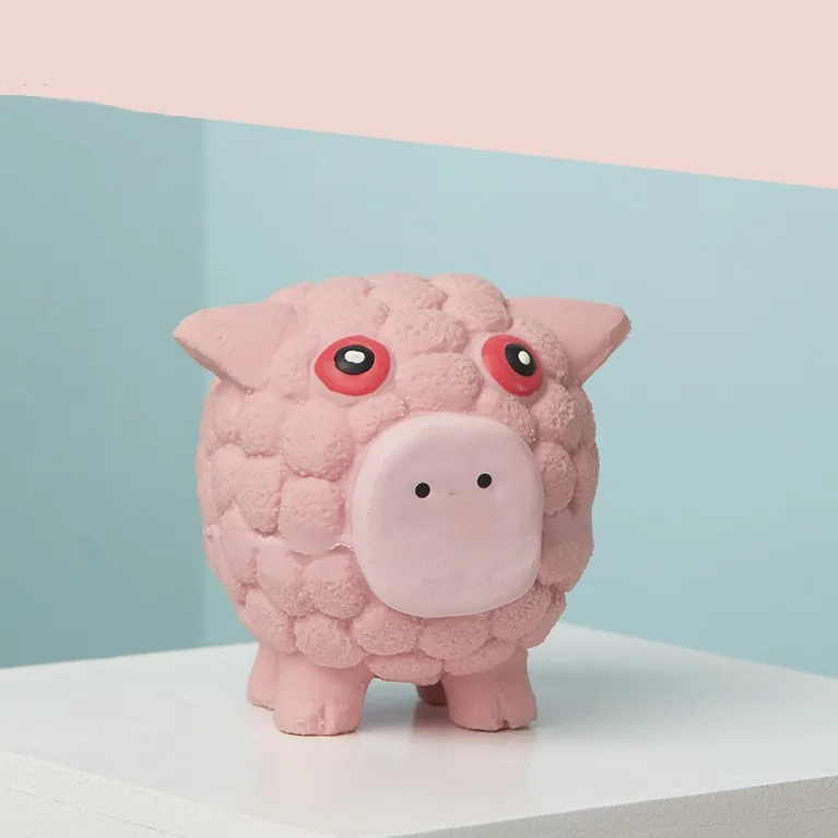 New wholesale pet latex sound toy hedgehog pig owl animal series interactive fun chew chew chew resistant dog toys