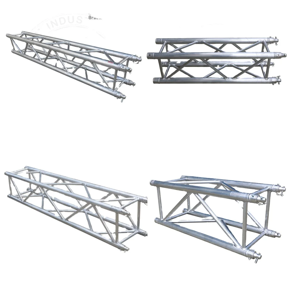 Techteam Aluminum Stage Truss System Design Lighting Flat Trusses Music Festival Stand Outdoor Indoor conical Bolt Spigot Truss