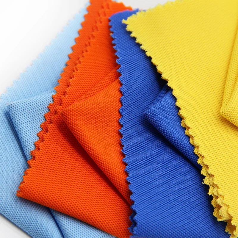 School Uniform T-shirt Polo-shirt 30 Polyester 70 cotton Fabric Pique Knit Manufacturer