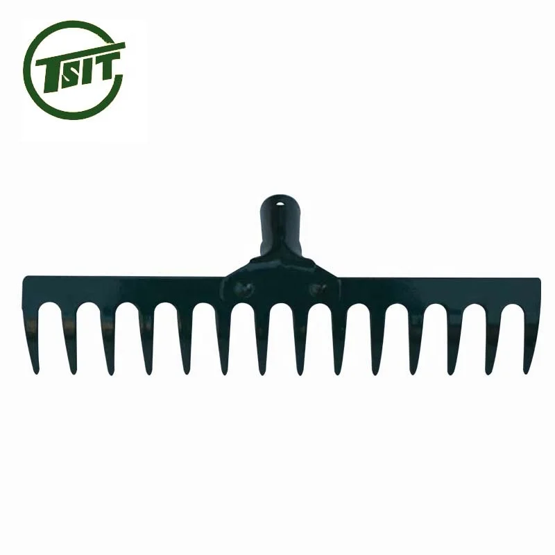 
carbon steel garden 12 teeth garden Lawn rake 