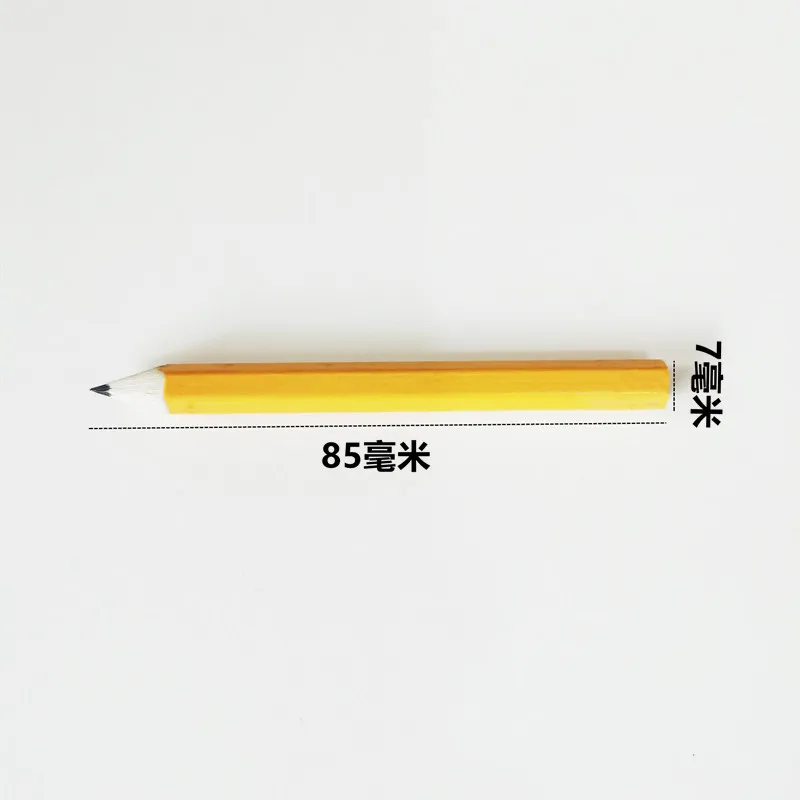 Factory Direct Supply Carpenter Black Mini Color Pencil Customized Wholesale Standard Pencil Bulk