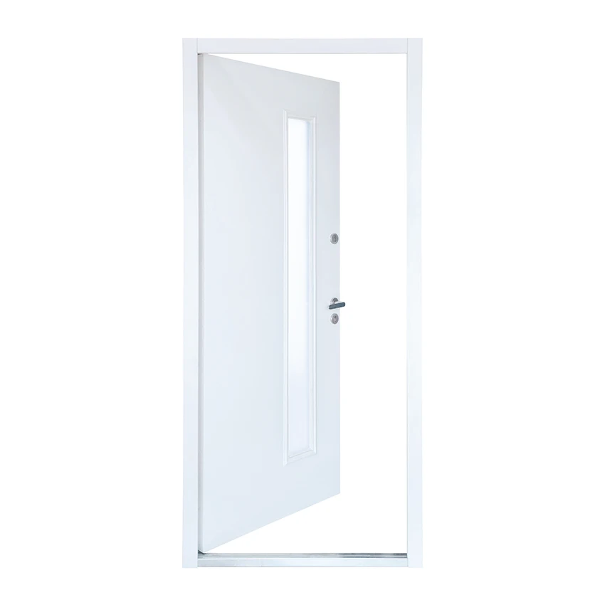 Fangda French Style Steel Door Galvanized Steel Doors Stainless Steel Single Door Design