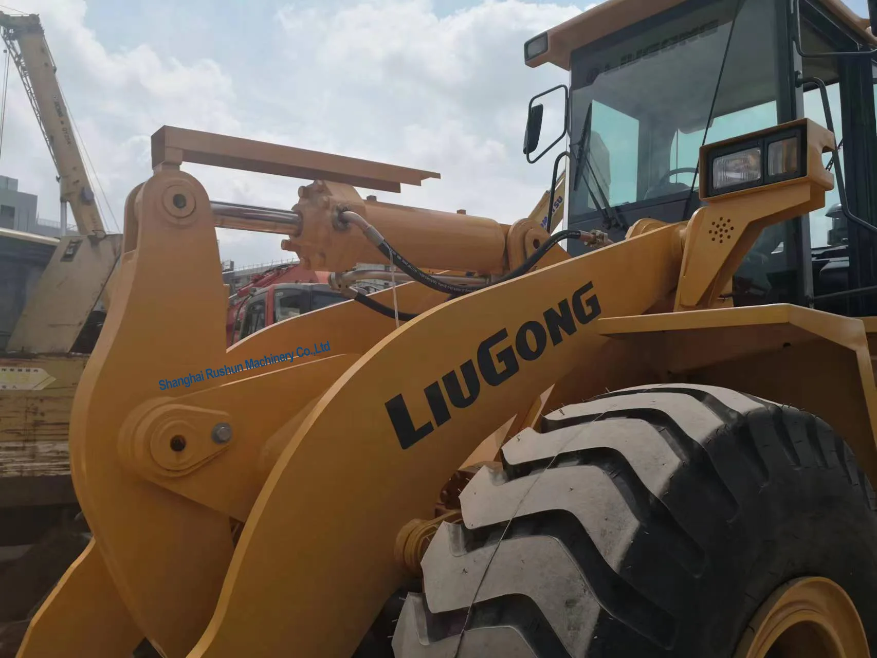 2018 Original Construction Low Fuel Consumption Machine Flexible LiuGong CLG856 856 17ton Wheel Used Loader In Shanghai