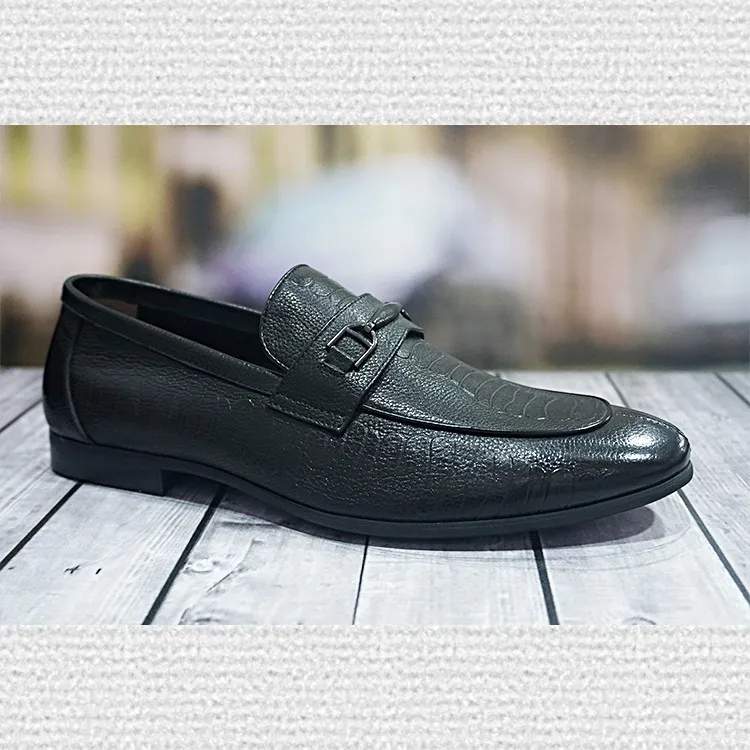 
 Мужские классические туфли из натуральной кожи, черные/коричневые  