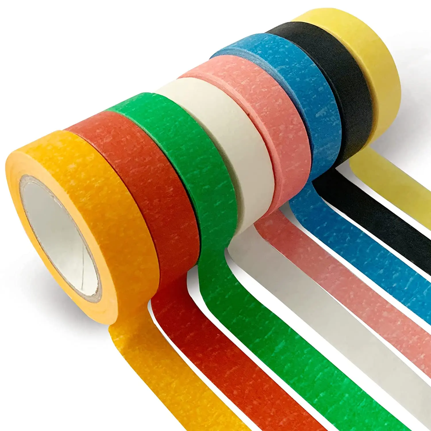 Rubber glue High quality Spray Paint Flexible Crepe Paper 48mm General purpose masking Tape