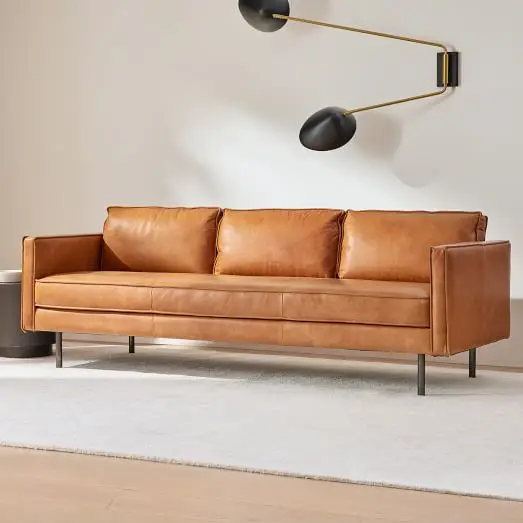 Modern Sofas Fabric Leather Sectional Sofa Set Living Room Furniture Couch Small Apartment Furniture Sofas With Leg