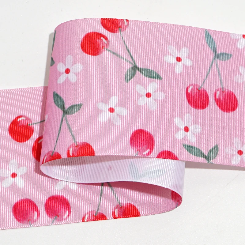 50yards roll 75mm Width Grosgrain Ribbon Wholesale Gift Wrapping Decoration Fabric Handmade DIY